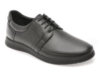Pantofi BITE THE BULLET negri, BRL901, din piele naturala - 1