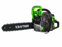 Drujba pe benzina KRAFTNER KF-8800 - 8.3 CP, 58cc, 11000 RPM, Lama 400mm, Ungere Automata, Maner Anti-Vibratii, Pornire Easy-Start - 1