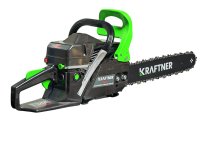 Drujba pe benzina KRAFTNER KF-8800 - 8.3 CP, 58cc, 11000 RPM, Lama 400mm, Ungere Automata, Maner Anti-Vibratii, Pornire Easy-Start - 4
