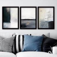 Tablou, 3 bucati 3SC59 Multicolor 35x45 cm - 1