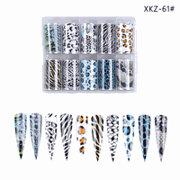 Set 10 folii de transfer 100x4cm. XKZ-61 - 1