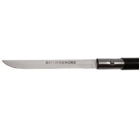 Pachet Trei Sabii de Vanatoare Shaolin Master, Model Baston, 55 cm, Negru, Teaca Inclusa - 4