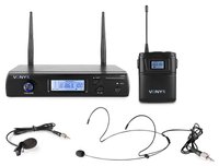 Sistem wireless headset si Lavaliera Vonyx WM61B - 1