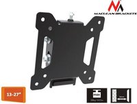 Suport Perete Maclean MC-596 pentru Monitoare de 13inch - 27inch, Capacitate de 20 Kg, Culoare Neagra - 1