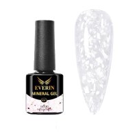 Everin Mineral 07, oja semipermanenta cu fulgi holografici albi, 7 ml - 1