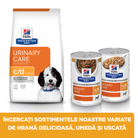 HILLS Prescription Diet c/d Pui pentru Câini, Conservă Umidă 370g - Dietă Veterinară pentru Sănătatea Sistemului Urinar - 4