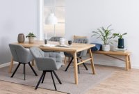 Banca Galway din stejar natural, 45 x 200 x 36 cm - 1