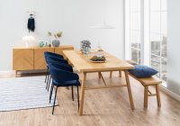 Banca Galway din stejar natural, 45 x 200 x 36 cm - 5
