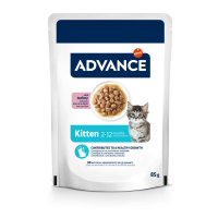ADVANCE Kitten cu Curcan, Hrana Umeda pentru Pisici Junior in Sos, Plic de 85 g - 3