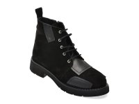 Ghete negre GRYXX 1391905 din piele intoarsa premium - 1