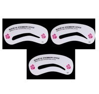 Set 3 Sabloane pentru Sprancene Makeup Magical - 1