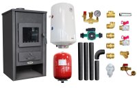 Pachet Complet Termosemineu Fornello B2E cu Boiler si Accesorii, 14 kW, 80L - 1