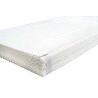 Protectie saltea impermeabila Bubaba pentru patut 120x60 cm, din poliuretan, alba - 1