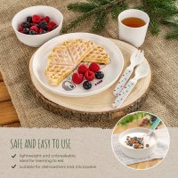 Set 5 piese Reer Growing vesela pentru mancarea copiilor din materiale naturale - 2