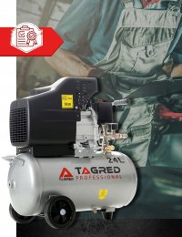 Compresor de aer cu ulei Tagred TA300N, rezervor 24 L, 3.4 CP, set pneumatic cu 6 elemente - 14