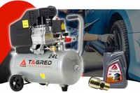Compresor de aer cu ulei Tagred TA300N, rezervor 24 L, 3.4 CP, set pneumatic cu 6 elemente - 19