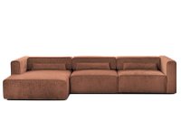Colțar Extensibil 5 locuri ZANETTO, cu ladă de depozitare, 340x157x70 cm - 1