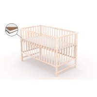 Patut fara sertar Vessanti Clasico Natur + Saltea Cocos 8 cm - 4
