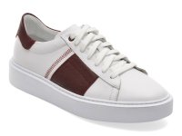 Pantofi sport MARCO BUFFON BF351, albi, din piele naturala - 1