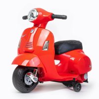 Motocicleta electrica Vespa pentru copii, Baby Mix, Rosu - 1