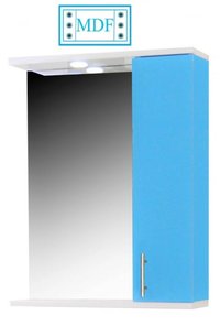Oglinda seria 020, front MDF, bleu, 55x71 cm - 1