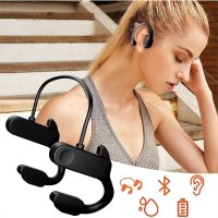 Casti cu conductie osoasa Techstar® F3, Bluetooth 5.0, Functie de apelare, Baterie 180mAh, Rezistente la apa - 5