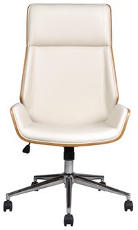 Scaun de birou directorial US116 Calisto, alb, 60x65x111-118 cm - 3