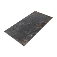 Gresie portelanata Stone Rust Nero 60 x 120 cm - finisaj mat, aspect piatra naturala - 5