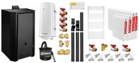 Centrala pe peleti Fornello EVA B Black 25 KW cu accesorii complete - 1