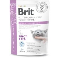 BRIT VD Ultra Hypoallergenic, Insecte, dietă veterinară, hrană uscată fără cereale pisici, alergii, 400g - 2