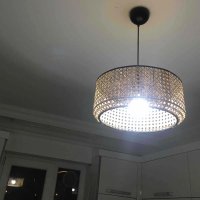 Lustra stil industrial lemn-metal,seria lx, homs,40008 - 1