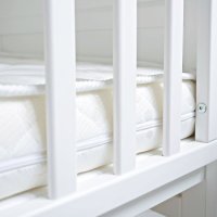 Saltea cu fata dubla spuma PUR si spuma HR husa delicata 3 staturi echipata cu margine anti-alunecare 140x70x9 cm - 3