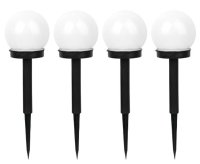 SET 4 Lampi solare X18 pentru gradina sau terasa in forma de GLOB - 1