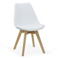 Scaun modern BUC 242 alb pentru living - 1