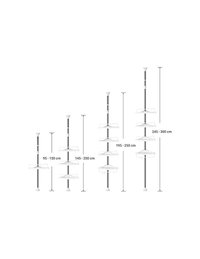 Raft de colt pentru baie, Songmics, 95-300 cm, BCB02SW - 3