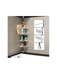 Raft de colt pentru baie, Songmics, 95-300 cm, BCB02SW - 5