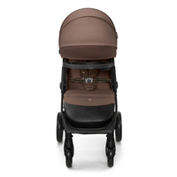 Carucior Kinderkraft Trig 3 Velvet Mocca, cu tava inclusa, suspensii si capacitate de 22 kg - 1