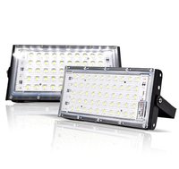Set 2 Lampa Lucru 220V 50W 50 LED SMD Proiector Dreptunghiular - 1