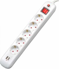 Prelungitor Schuko x5 16A 3m pentru Casa si Birou - 2