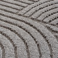 Covor rotund Helix V2 Argintiu 160x160 cm - 7