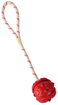Jucarie Minge Cauciuc Natural cu Sfoara 7 cm/35 cm 33482 - 1