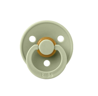 Bibs Suzeta Latex Tetina Rotunda 0 luni+ Colour Sage, 1 bucata - 1