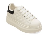 Pantofi sport GRYXX 70678, albi, din piele naturala pentru dama - 1