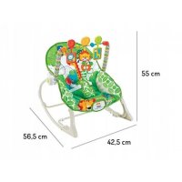 Balansoar cu vibratii 3 in 1 Ecotoys 8616 Jungla - 1