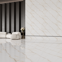 Gresie exterior / interior portelanata Optima Onyx  60 x 120 cm  lucioasa  rectificata  tip marmura - 3