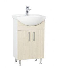 Set Baza si Lavoar seria 001, eco, 55 cm, fag - 1