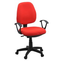 Scaun de birou OFF 326 in nuanta de rosu - 1