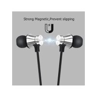 Casti Wireless Bluetooth Sport BT4 Waterproof Tip In-Ear Headset Microfon Incorporat Argintiu - 3
