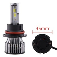 Set 2 LED-Uri Auto Techstar® V8, 9007, 120W, 12-24V, 15000 Lumeni, 6000K, Unghi Fascicul 360°, CSP 3570, Canbus - 6