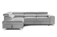 Colțar Extensibil TIME NEW, cu lada depozitare, tetiere reglabile, 285x220x95 cm - 1